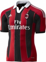 Áo bóng đá AC Milan đỏ đen