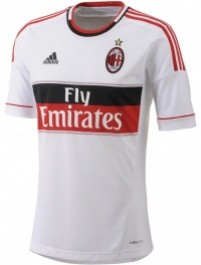 Áo bóng đá AC Milan trắng
