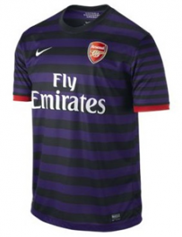 Áo bóng đá Arsenal sọc tím