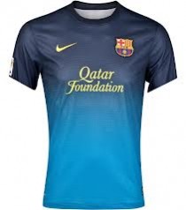 Áo bóng đá Barcelona xanh